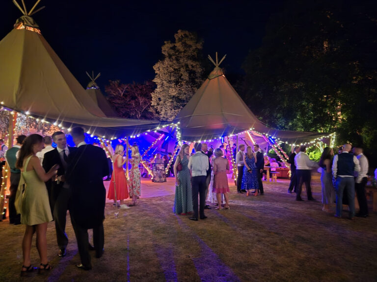 Colourful Tipi Wedding